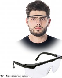  R.E.I.S. GOG-FRAMBER - Przeciwodpryskowe okulary ochronne - uni