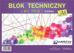 Wektor Blok rysunkowy A4/8K kolorowy (10szt)