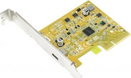 Adapter USB Sunix IO Sunix PCIe3.0 x4  1xUSB Type-C 3.2 Gen2x2  (USB2321C) LP inkl. Low-Profile Slotblech