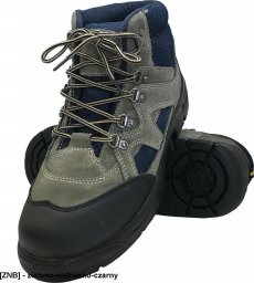  R.E.I.S. BRMONTREIS - welurowe buty robocze typu trzewik ze stalowym podnoskiem 47