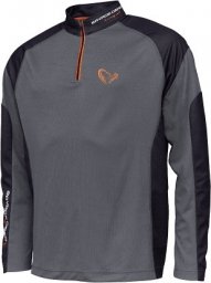 Savage Gear Savage Gear Tournament Shirt Zip S Sedona Grey - koszulka wędkarska