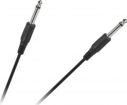Kabel LP Jack 6.3 mm - Jack 6.3 mm 2m czarny (KPO2750M-2)