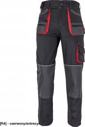 CERVA FF HANS - spodnie - czerwony/antracyt 60