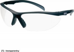  R.E.I.S. MSA-OO-PER1320-F - okulary ochronne, zakrzywiony panoramiczny kształt soczewek.