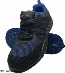  R.E.I.S. BRCUBE S1P SRC - obuwie bezpieczne CUBE, stalowy podnosek, wykonane z PU, siateczka, - czarno-niebieski 47