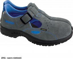  Demar BDLEO SB FO E SRC - welurowe męskie sandały bezpieczne, podnosek, podeszwa antypoślizgowa i olejoodporna 40