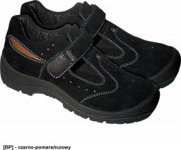  R.E.I.S. BREVEREIS SB E SRC - sandał, bezpieczne buty, zamszowa skóra bydlęca, metalowy podnosek 44