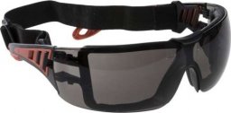  Portwest PS11 PW TECH LOOK PLUS - okulary ochronne z uszczelką przeciwpyłową bez metalowych elementów - przydymiony.