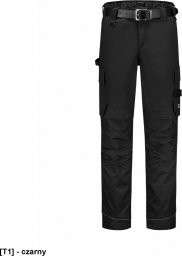  TRICORP Work Pants Twill Cordura Stretch T62 - ADLER - Spodnie robocze unisex, 280 g/m, 35% bawełna, 65% poliester, - czarny - rozmiar 49