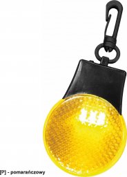  R.E.I.S. KEYLED - odblaskowy brelok z diodami LED - pomarańczowy.