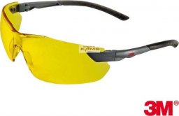  3M 3M-OO-2820 - okulary ochronne, poliwęglanowe soczewki - żółty.