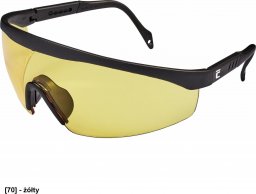  CERVA LIMERRAY - Okulary ochronne z szybkami poliwęglanowymi klasa 1F - żółty szkieł.