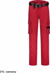  TRICORP Work Pants Twill Women T70 - ADLER - Spodnie robocze damskie, 245 g/m, 35% bawełna, 65% poliester, - czerwony - rozmiar 34