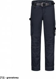  TRICORP Work Pants Twill Cordura Stretch T62 - ADLER - Spodnie robocze unisex, 280 g/m, 35% bawełna, 65% poliester, - granatowy - rozmiar 45