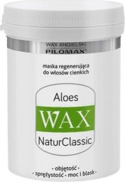 PILOMAX Wax Angielski Pilomax, Natur Classic Maska Aloes, włosy cienkie, 480 ml - Długi termin ważności!