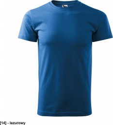  MALFINI Basic 129 - ADLER - Koszulka męska, 160 g/m - lazurowy 4XL