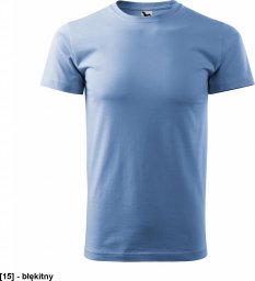  MALFINI Basic 129 - ADLER - Koszulka męska, 160 g/m - błękitny XS