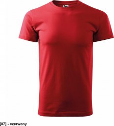  MALFINI Basic 129 - ADLER - Koszulka męska, 160 g/m - czerwony M