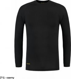  TRICORP Thermal Shirt T02 - ADLER - Koszulka unisex, 140 g/m, 84% bambus, 5% poliester, 11% elastan - czarny S