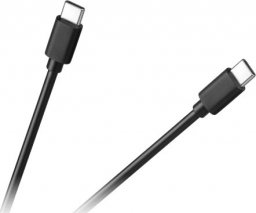Kabel USB Cabletech USB-C - USB-C 1 m Czarny (KPO3947)