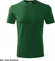  MALFINI Classic New 132 - ADLER - Koszulka męska, 145 g/m - zieleń butelkowa S