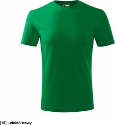  MALFINI Classic New 135 - ADLER - Koszulka dziecięca, 145 g/m - zieleń trawy 158 cm/12 lat