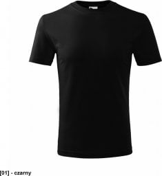 MALFINI Classic New 135 - ADLER - Koszulka dziecięca, 145 g/m - czarny 110 cm/4 lata