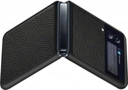  Beline Beline Etui Leather Case Samsung Z Flip 3 czarny/black