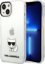  Karl Lagerfeld Etui Karl Lagerfeld KLHCP14MCTTR Apple iPhone 14 Plus hardcase przeźroczysty/transparent Choupette Body