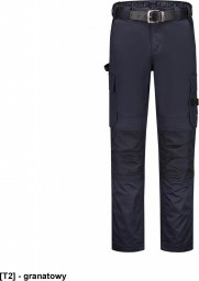  TRICORP Work Pants Twill Cordura T63 - ADLER - Spodnie robocze unisex, 280 g/m, 35% bawełna, 65% poliester, - granatowy - rozmiar 49
