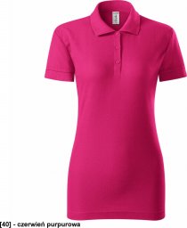 PICCOLIO Joy P22 - ADLER - Koszulka polo damska, 170 g/m, 35% poliester, 65% bawełna, - czerwień purpurowa XL
