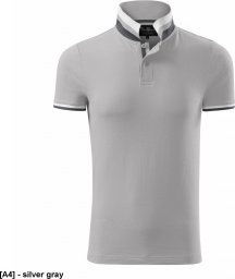  MALFINI Collar Up 256 - ADLER - Koszulka polo męska, 215 g/m, 100% bawełna, - silver gray 3XL