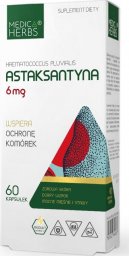 Medica Herbs Medica Herbs Astaksantyna 6 mg - 60 kapsułek