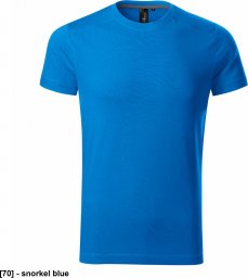  MALFINI Action 150 - ADLER - Koszulka męska, 180 g/m, 5% elastan, 95% bawełna, - snorkel blue S