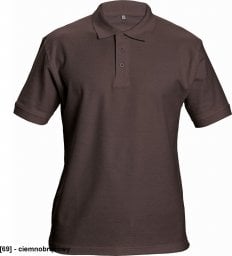  CERVA DHANU - koszulka polo - ciemnobrązowy S