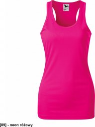  MALFINI Racer 167 - ADLER - Top damski, 130 g/m, 100% poliester, - neon różowy 2XL