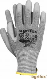  Ogrifox OX-HIIT - rękawice ochronne, połączenie nylonu z włóknem szklanym, ścieg 13, powleczone poliuretanem 10