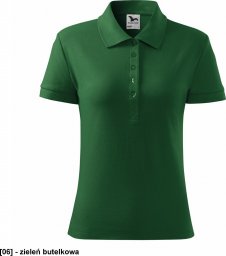  MALFINI Cotton 213 - ADLER - Koszulka polo damska, 170 g/m, - zieleń butelkowa S