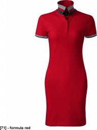  MALFINI Dress up 271 - ADLER - Sukienka damskie, 215 g/m, 100% bawełna, - formula red L