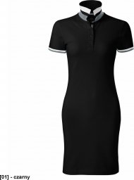  MALFINI Dress up 271 - ADLER - Sukienka damskie, 215 g/m, 100% bawełna, - czarny XS