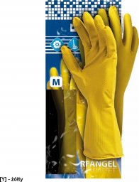  R.E.I.S. RF - rękawice ochronne - żółty L