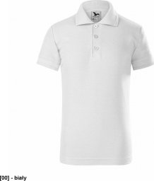  MALFINI Pique Polo 222 - ADLER - Koszulka polo dziecięca, 200 g/m, - biały - 158 cm/12 lat