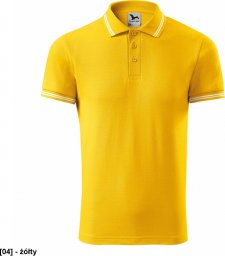 MALFINI Urban 219 - ADLER - Koszulka polo męska, 200 g/m, 35% poliester, 65% bawełna, - żółty M