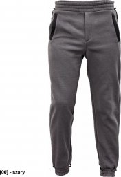  CERVA CREMORNE dres - męskie spodnie dresowe, elastyczna talia, ściagacze przy nogawkach, 55% bawełna, 45% poliester - szary M