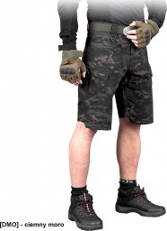  R.E.I.S. TG-MAGGOT - krótkie spodnie ochronne typu Tactical Guard, 6 kieszeni, 65% poliester, 35% bawełna, 210-220 g/m, - ciemny moro 2XL