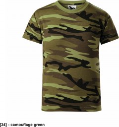  MALFINI Camouflage 149 - ADLER - Koszulka dziecięca, 160 g/m, 100% bawełna, - camouflage green - 110 cm/4 lata-158 cm/12 lat 146 cm/10 lat
