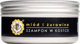 Miodowa Mydlarnia Szampon do włosów w kostce - miód i żurawina, 70 g