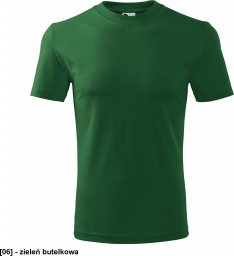 MALFINI Classic 101 - ADLER - Koszulka unisex, 160 g/m - zieleń butelkowa M