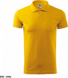  MALFINI Single J. 202 - ADLER - Koszulka polo męska, 180 g/m, - żółty - rozmiar S