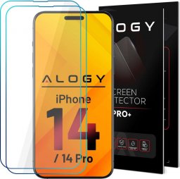  Alogy 2x Szkło hartowane 9H Alogy ochrona na ekran do Apple iPhone 14/ 14 Pro